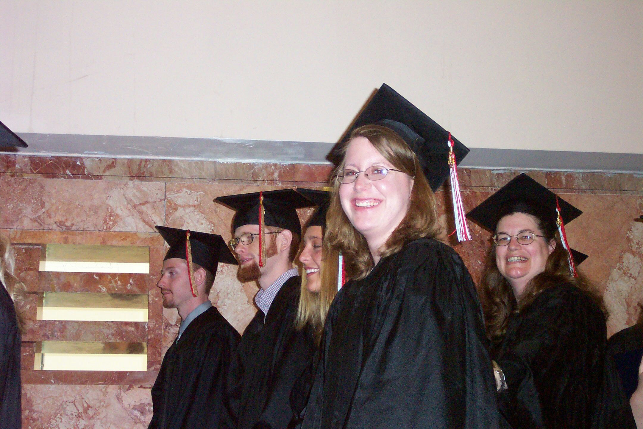 After receiving her diploma